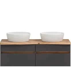 Waschbeckenunterschränke*Pharao24 Doppel Waschtisch Pegruan