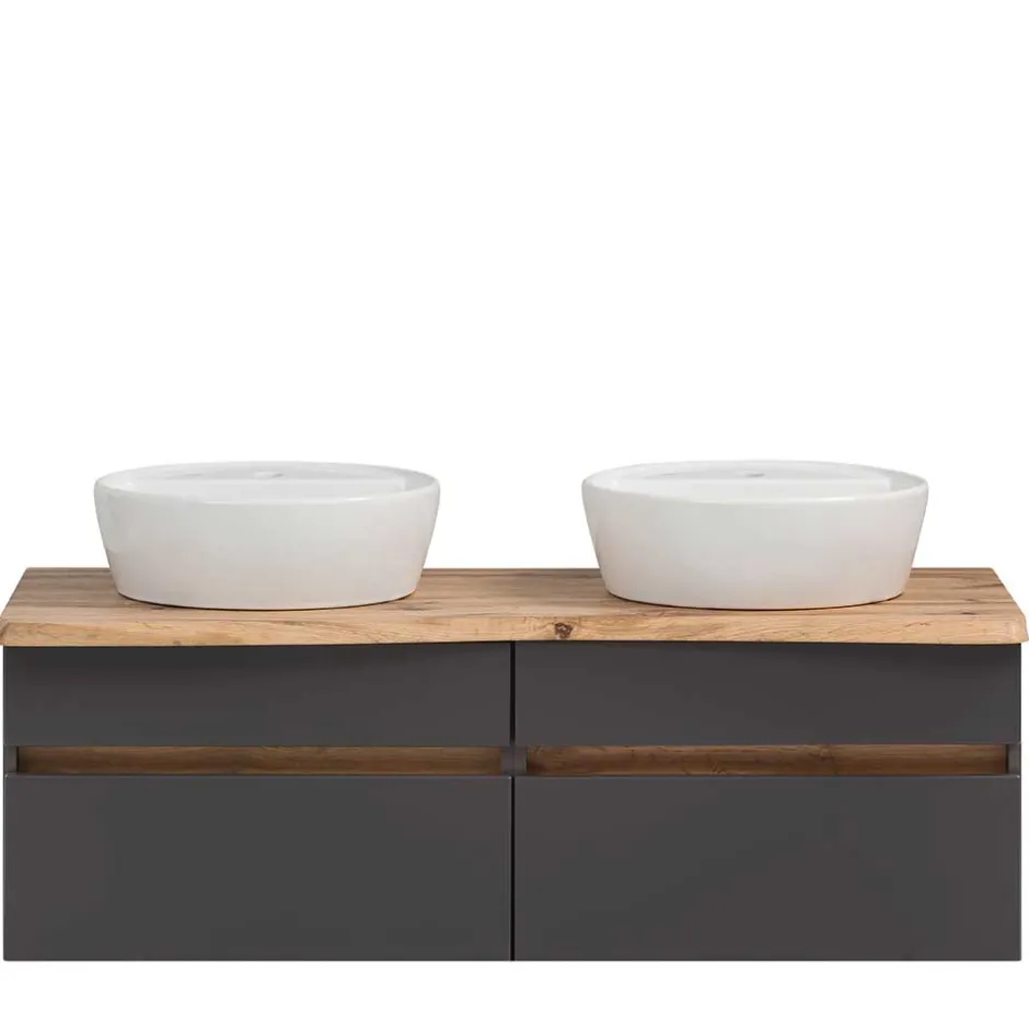 Waschbeckenunterschränke*Pharao24 Doppel Waschtisch Pegruan