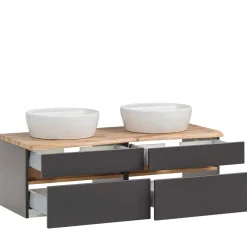 Waschbeckenunterschränke*Pharao24 Doppel Waschtisch Pegruan