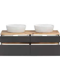 Waschbeckenunterschränke*Pharao24 Doppel Waschtisch Pegruan