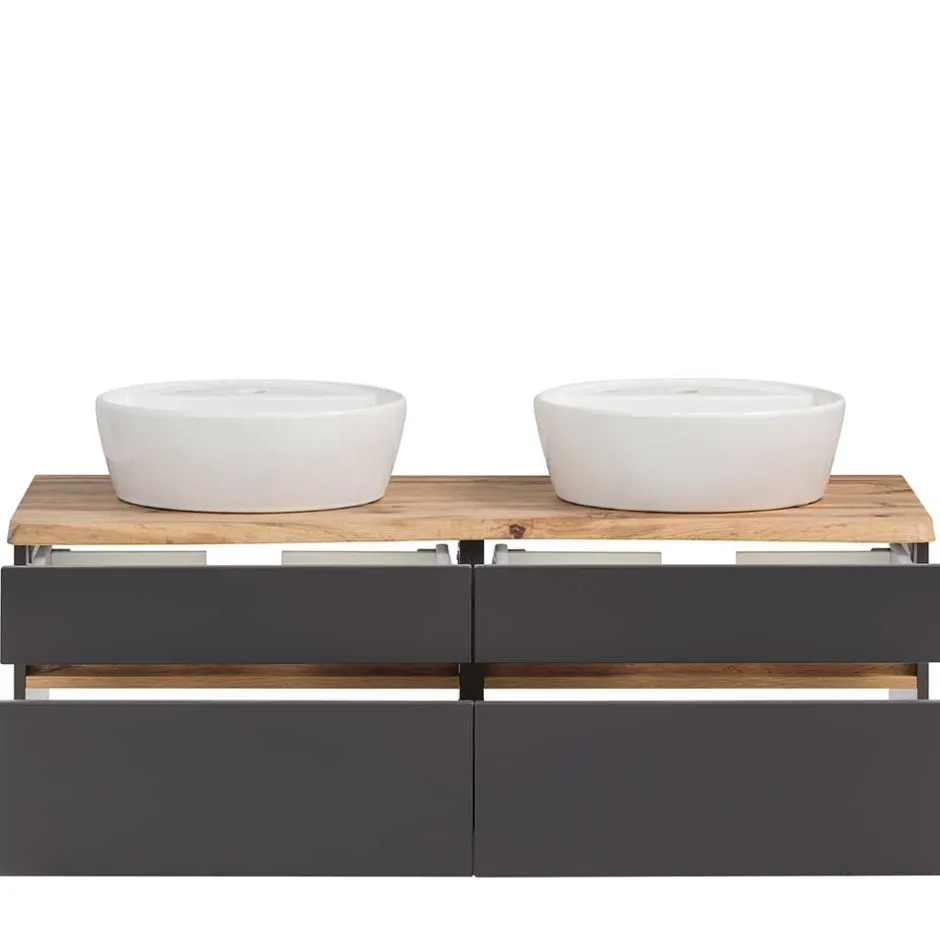 Waschbeckenunterschränke*Pharao24 Doppel Waschtisch Pegruan