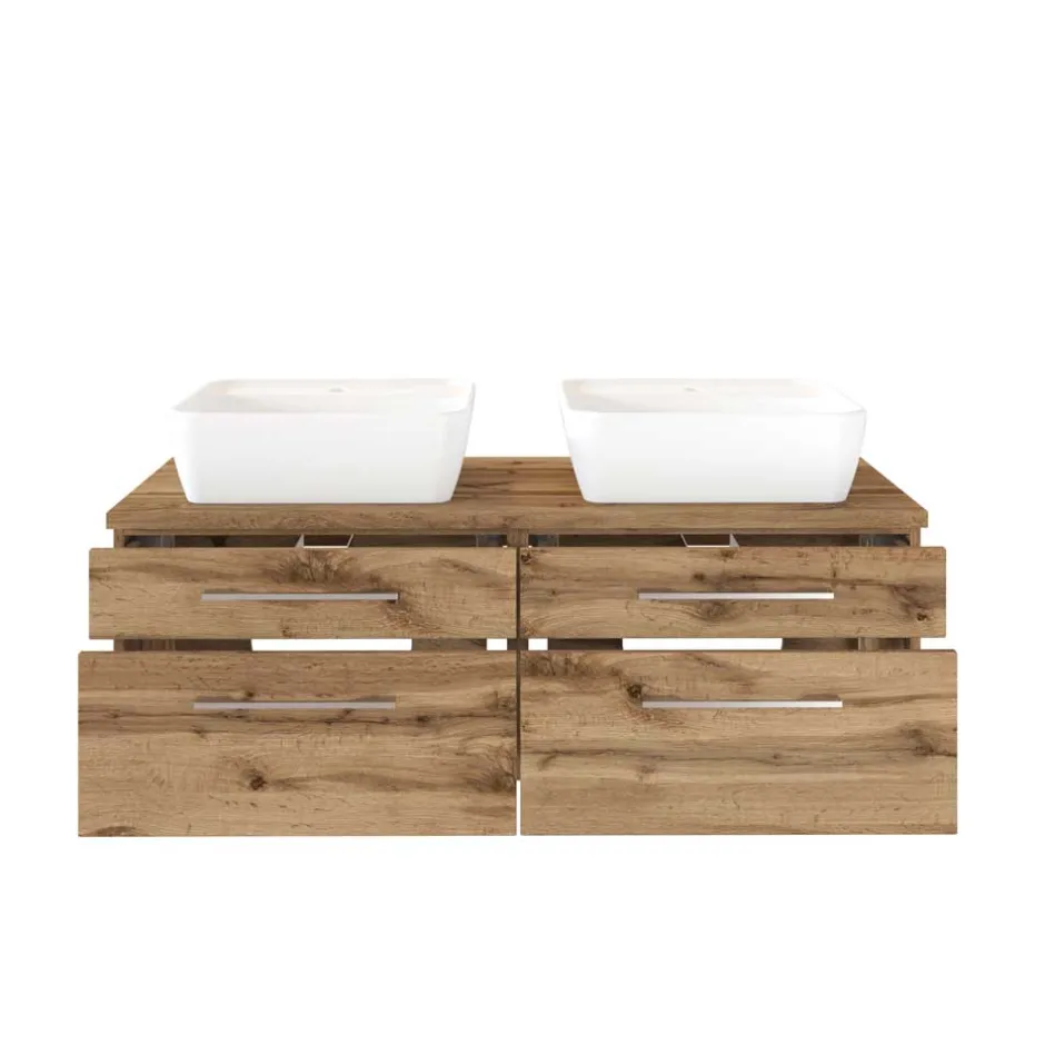 Waschbeckenunterschränke*Pharao24 Doppel Waschtischkommode Besdos