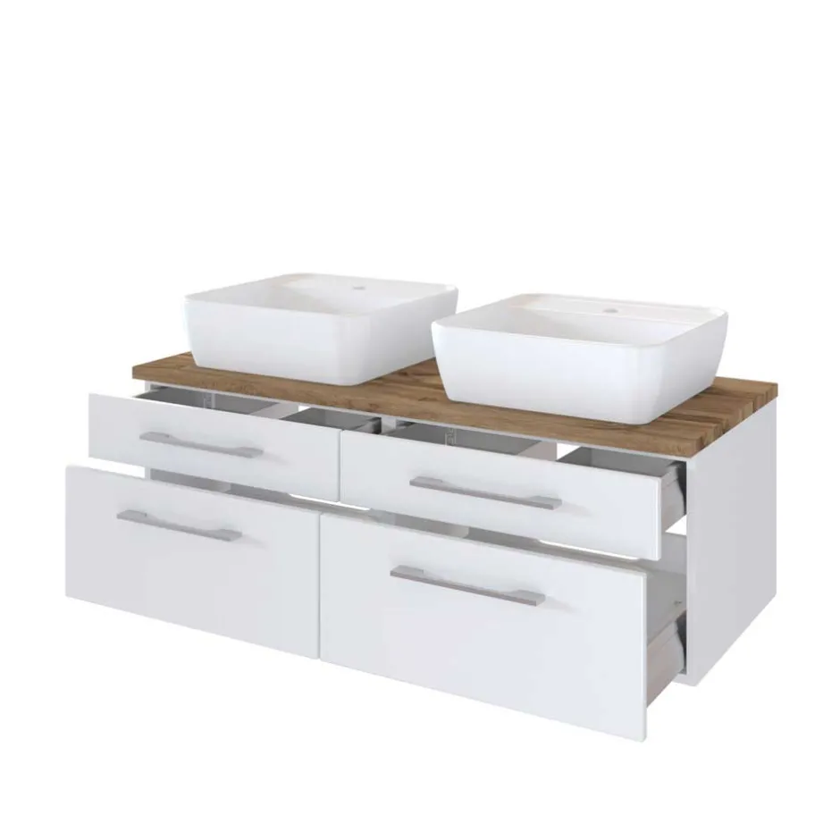 Pharao24 Doppel Waschtischschrank Tropezia> Waschbeckenunterschränke