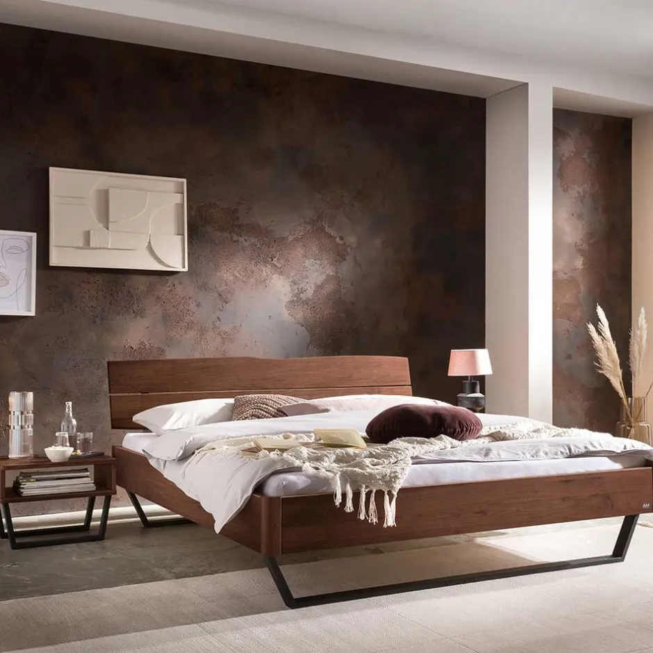 Doppelbetten|Massivholzbetten*Pharao24 Doppelbett Kubra