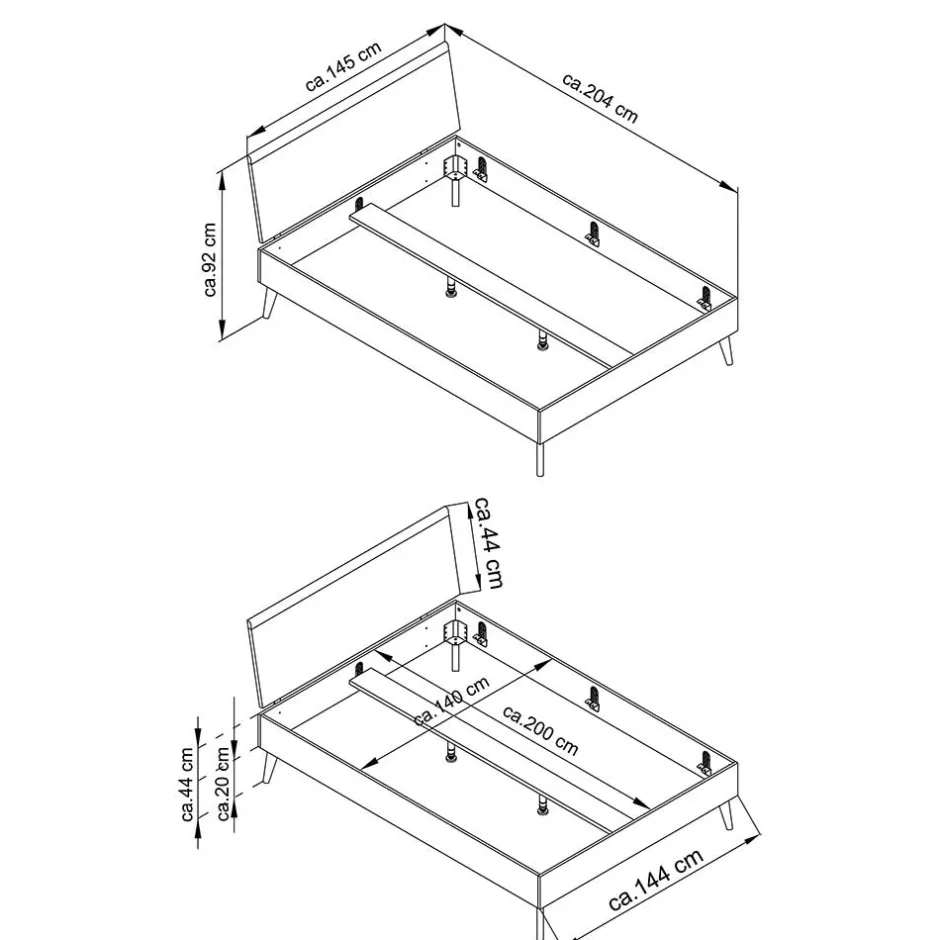 Pharao24 Doppelbett Levanca> Komfortbetten