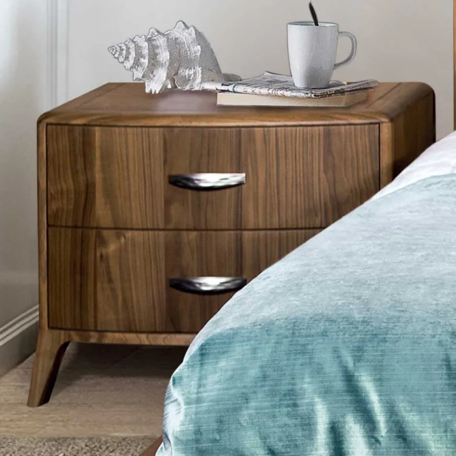 Doppelbetten*Pharao24 Doppelbett mit Nachtkonsolen Ledro