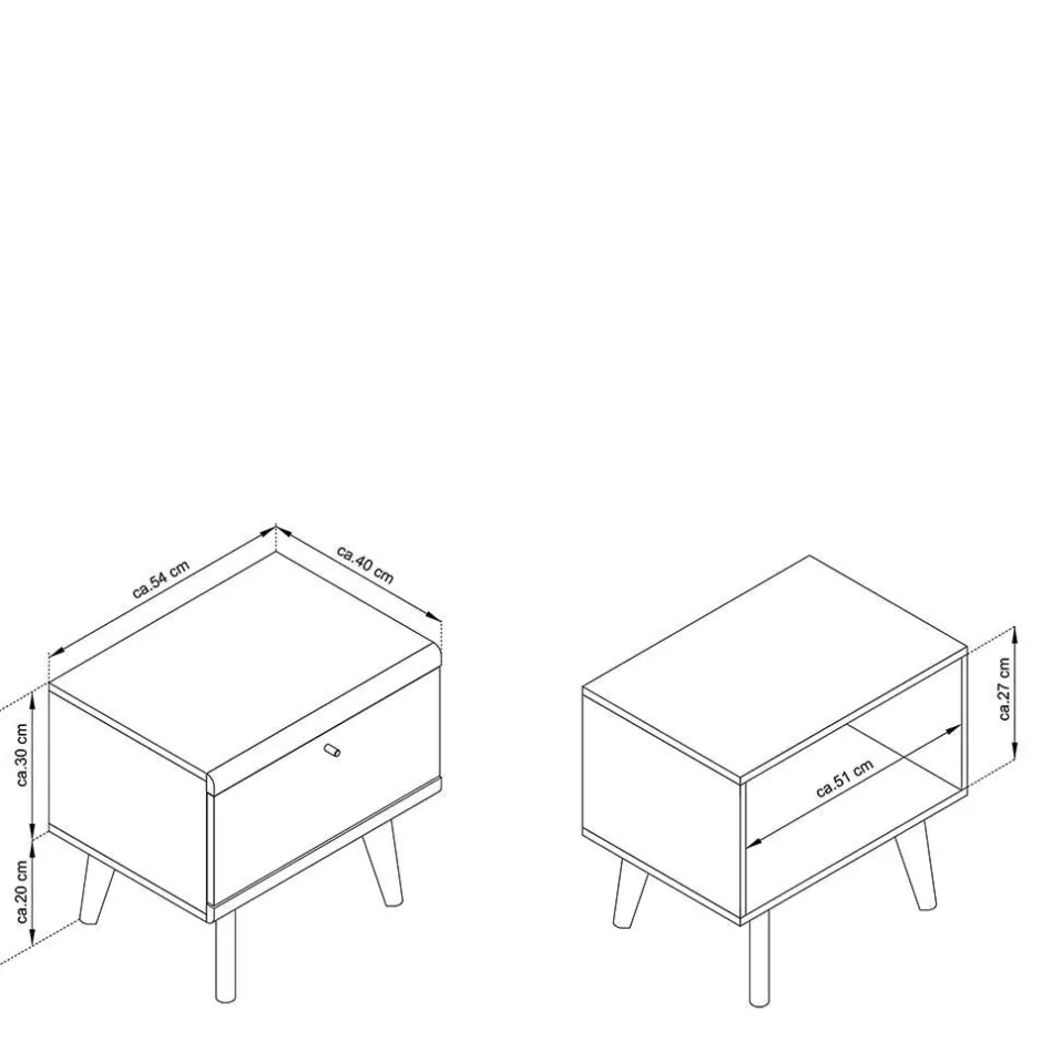 Komfortbetten*Pharao24 Doppelbett mit Nachtkonsolen Levanca