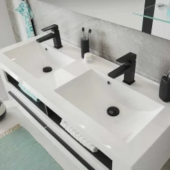 Waschbeckenunterschränke*Pharao24 Doppelwaschtisch Fricossa