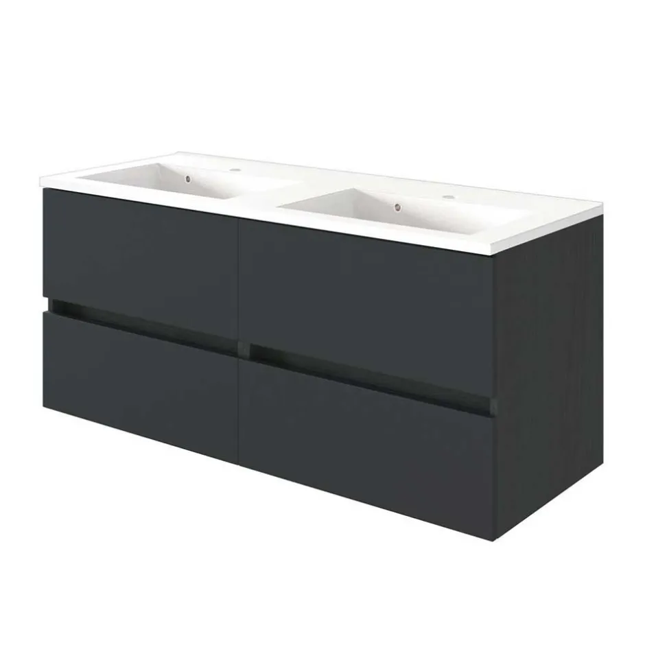 Waschbeckenunterschränke*Pharao24 Doppelwaschtisch Insolita