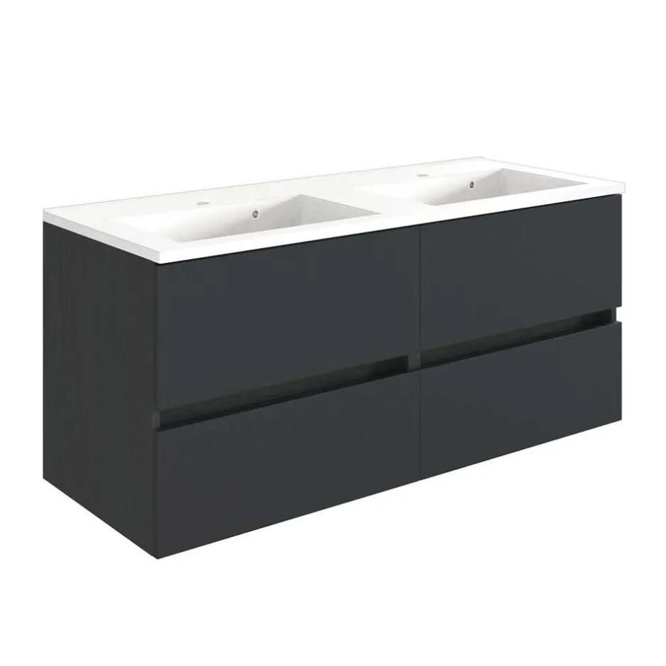 Waschbeckenunterschränke*Pharao24 Doppelwaschtisch Insolita