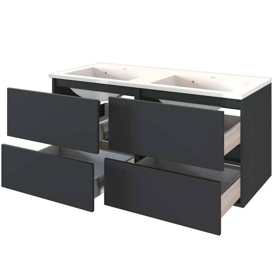 Waschbeckenunterschränke*Pharao24 Doppelwaschtisch Insolita