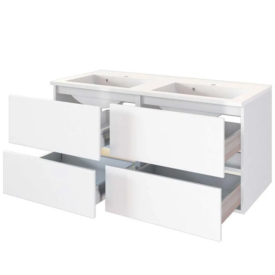 Pharao24 Doppelwaschtisch Varison> Waschbeckenunterschränke