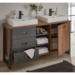 Waschbeckenunterschränke*Pharao24 Doppelwaschtisch Verjan