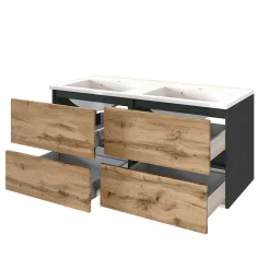 Waschbeckenunterschränke*Pharao24 Doppelwaschtisch Vimmos