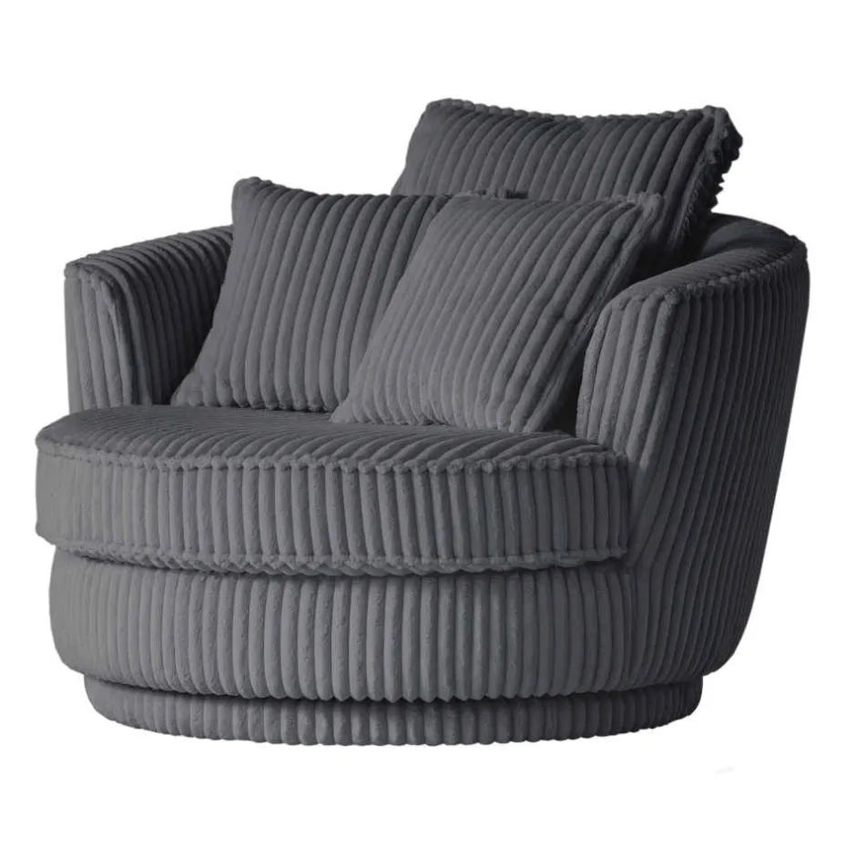 Wohnzimmer Sessel*Pharao24 Drehbarer Big Sessel Tresema