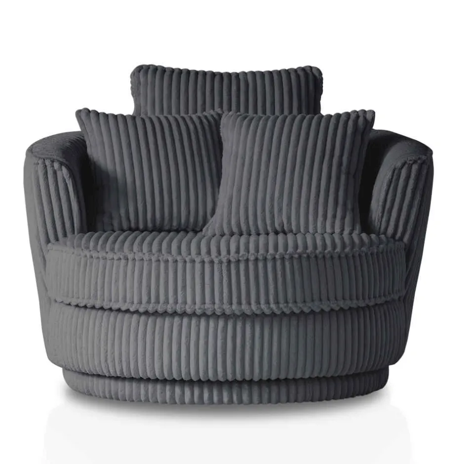 Wohnzimmer Sessel*Pharao24 Drehbarer Big Sessel Tresema