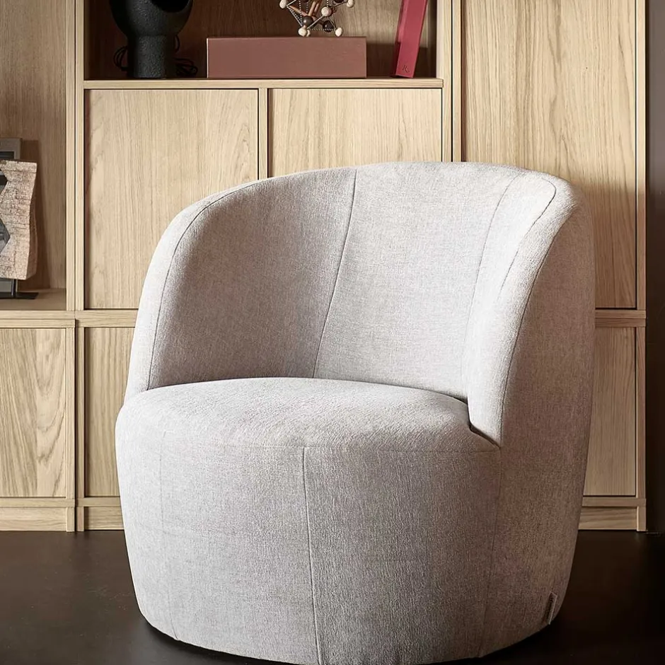 Wohnzimmer Sessel*Pharao24 Drehsessel Mectilda