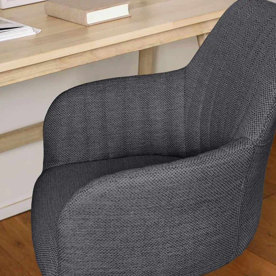 Bürostuhl*Pharao24 Drehstuhl mit Armlehnen Triumph