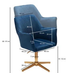 Bürostuhl*Pharao24 Drehstuhl Rouvens