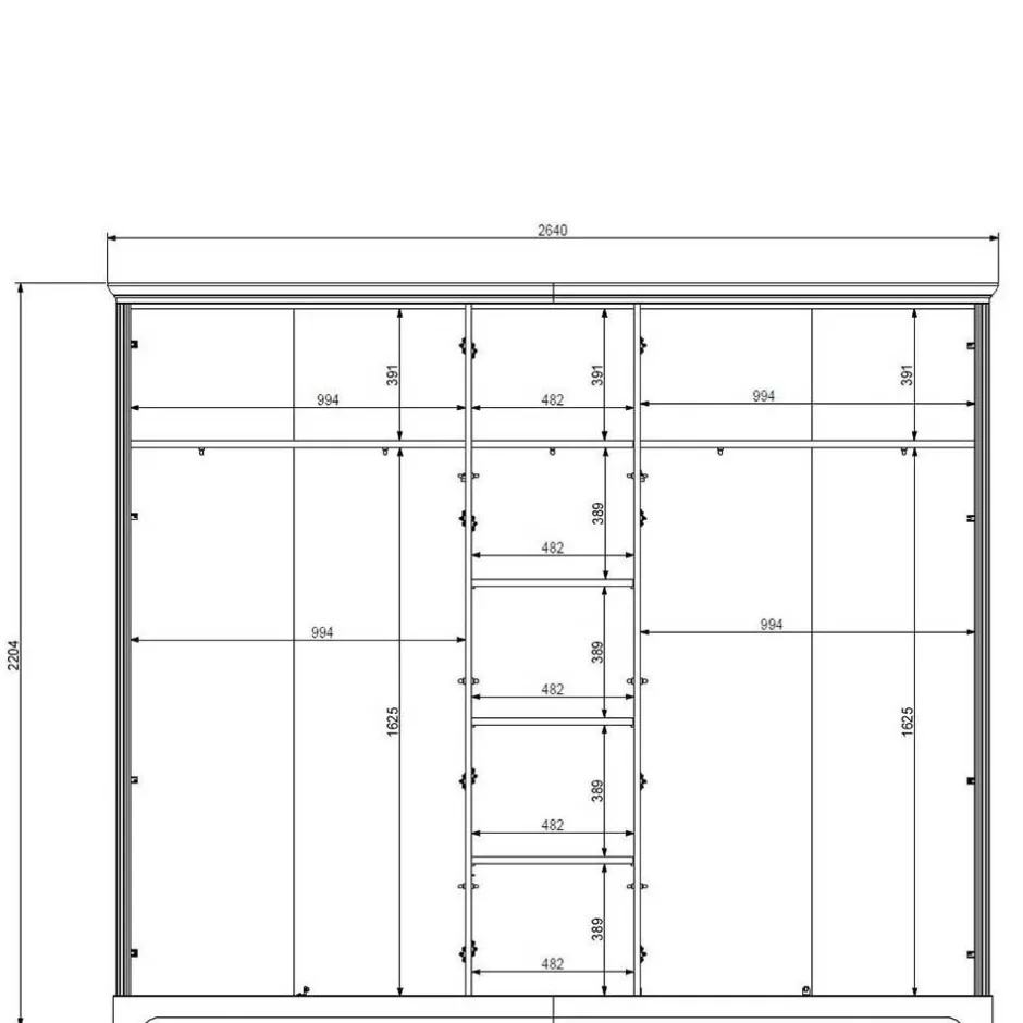 Pharao24 Drehtürenkleiderschrank Dymco> Drehtürenschränke
