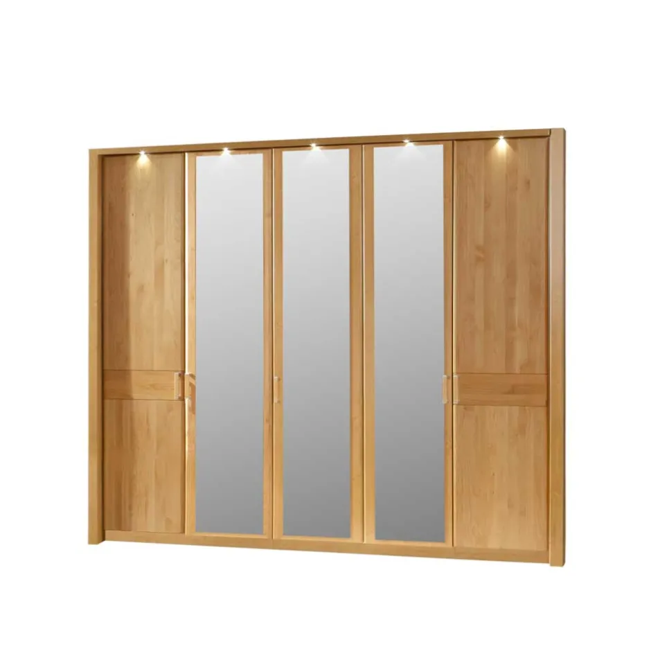 Pharao24 Drehtürenschrank Bordana> Massivholz Kleiderschränke|Massivholz Schränke