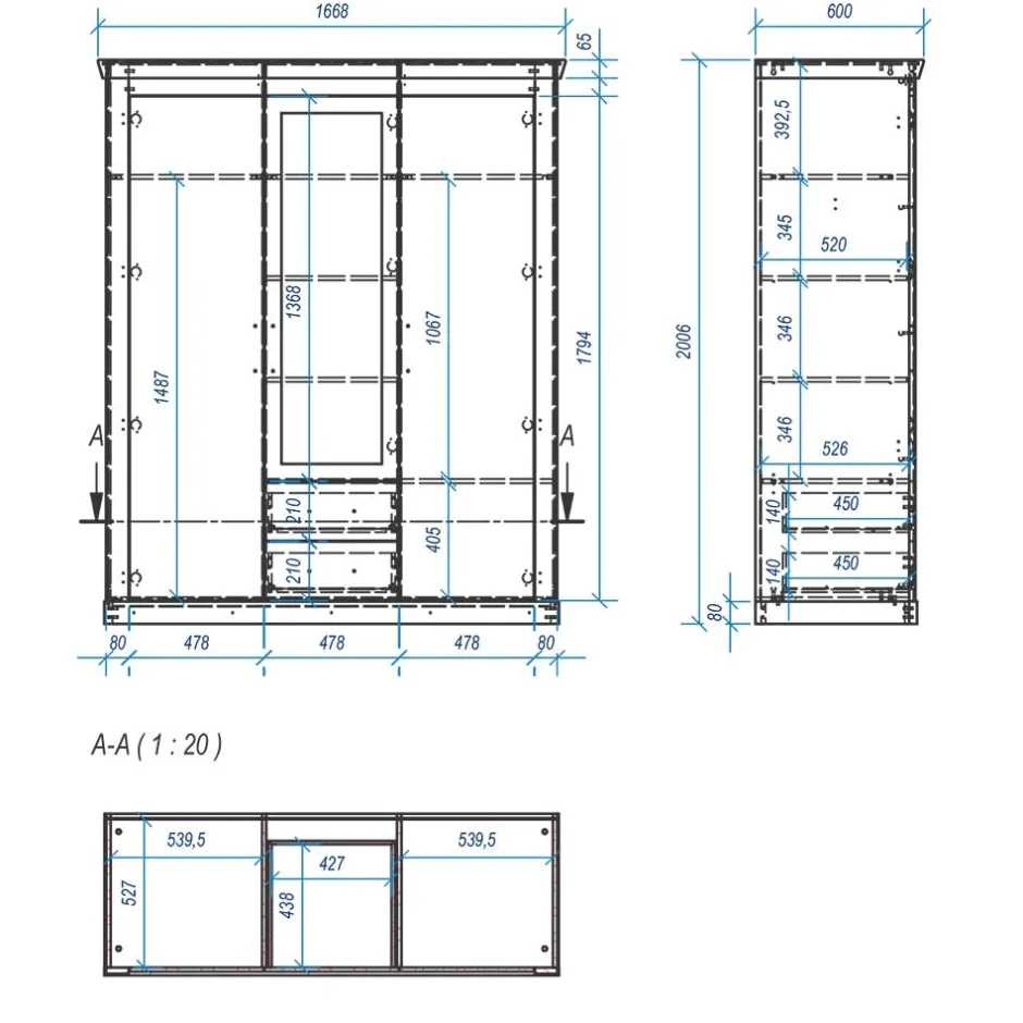 Pharao24 Drehtürenschrank Flurencina> Drehtürenschränke|Kleiderschränke