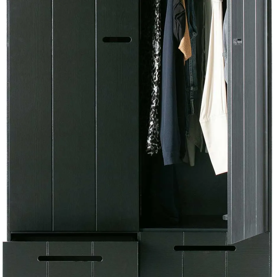 Drehtürenschränke|Massivholz Schränke*Pharao24 Drehtürenschrank Jelian