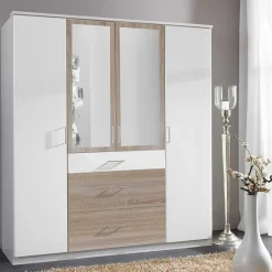 Drehtürenschränke|Jugendkleiderschrank*Pharao24 Drehtürschrank mit Schubladen Georgia