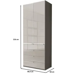 Jugendkleiderschrank*Pharao24 Drehtürschrank Sanctos