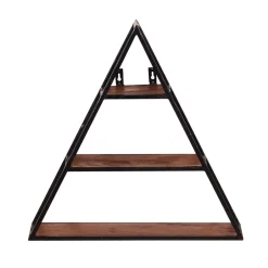 Pharao24 Dreieck Regal India> Hängeregale|Wohnzimmerregale