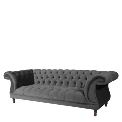 Wohnzimmercouch|3 Sitzer Sofa*Pharao24 Dreisitzer Couch Anthrazit Romina