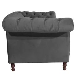 Wohnzimmercouch|3 Sitzer Sofa*Pharao24 Dreisitzer Couch Anthrazit Romina