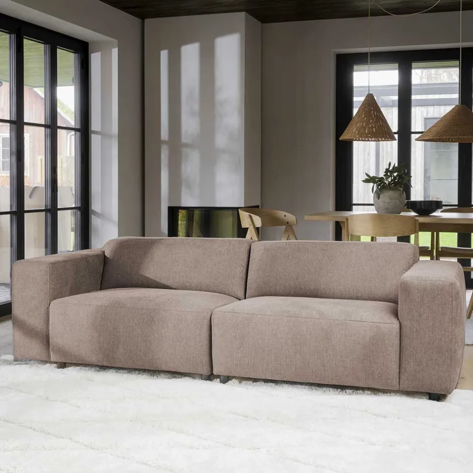 Pharao24 Dreisitzer Couch Beige Manaos> 3 Sitzer Sofa