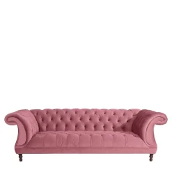 Pharao24 Dreisitzer rosa Barock Lisbon> Wohnzimmercouch|3 Sitzer Sofa