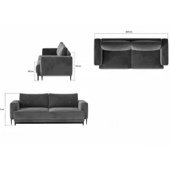 Pharao24 Dreisitzer Sofa Ascardo><noscript><img width=