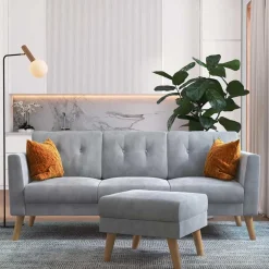 Polstermöbel|Wohnzimmercouch*Pharao24 Dreisitzer Sofa Duben
