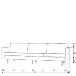 Pharao24 Dreisitzer Sofa Vagonna><noscript><img width=
