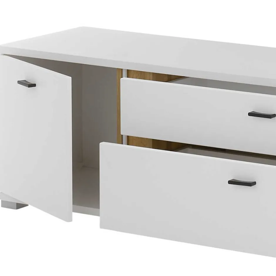 Wohnwand 300 Cm|Moderne Wohnwände*Pharao24 Dreiteilige Wohnwand Luzillo