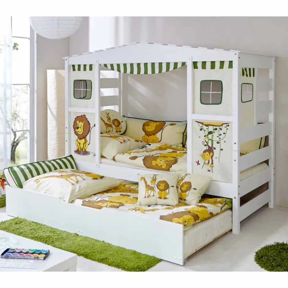 Pharao24 Dschungel Kinderbett Tauranga>Kinder Spielbetten|Kinderbetten