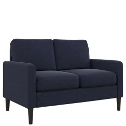 2 Sitzer Sofa*Pharao24 Dunkelblaues Sofa Helinde