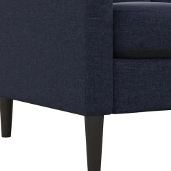 2 Sitzer Sofa*Pharao24 Dunkelblaues Sofa Helinde