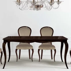 Küchentisch|Esstische*Pharao24 Dunkelbrauner Esstisch Arletta