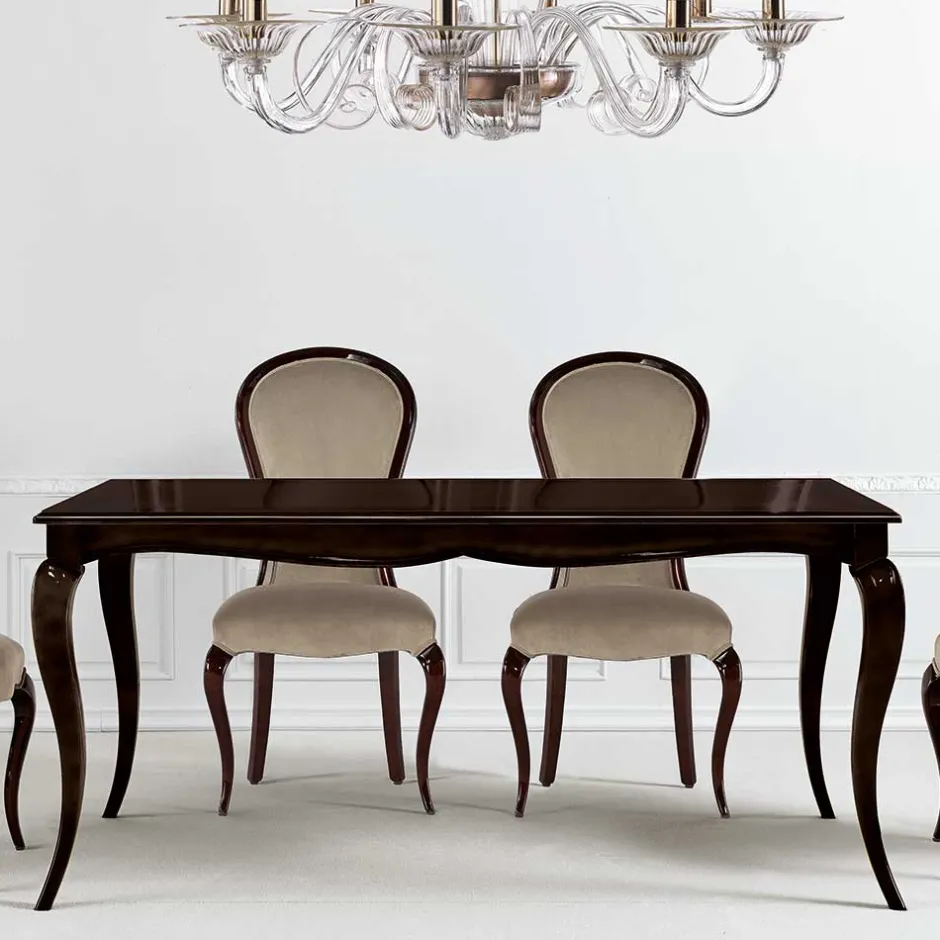 Küchentisch|Esstische*Pharao24 Dunkelbrauner Esstisch Arletta