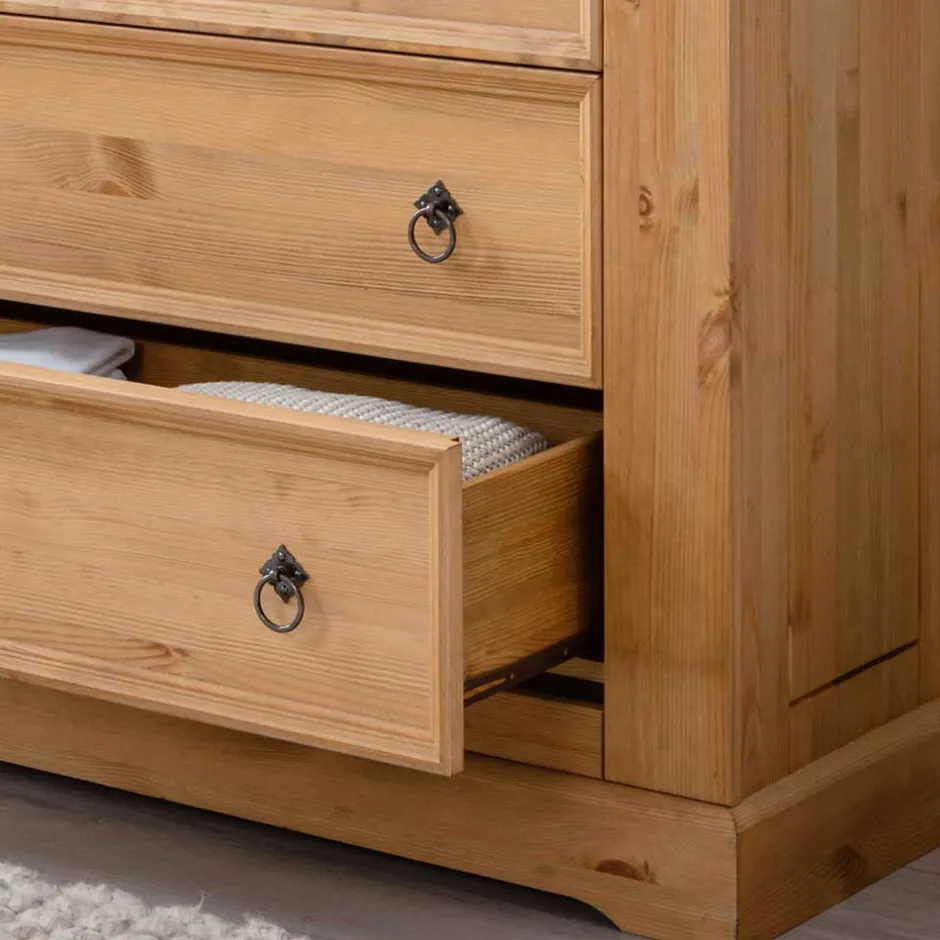 Pharao24 Echtholz Kommode Crondira> Küchenkommode|Wohnzimmerkommoden