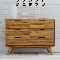 Pharao24 Echtholz Kommode Vinial> Schlafzimmerkommoden|Schubkastenkommoden