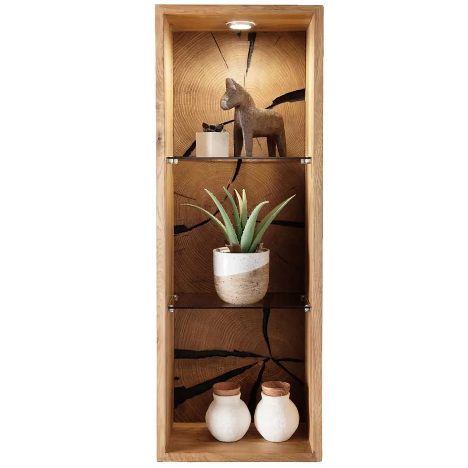 Hängeregale|Wohnzimmerregale*Pharao24 Echtholz Regal Camilla