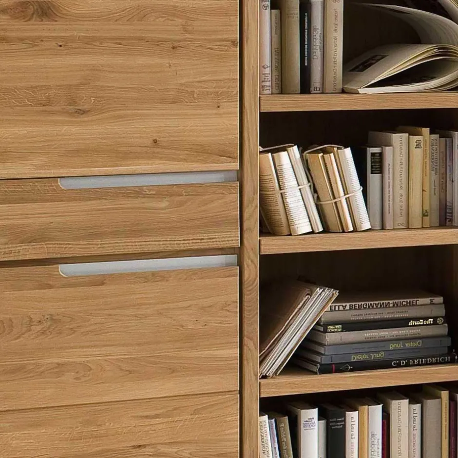 Regalschränke|Wohnzimmerregale*Pharao24 Echtholz Regal Vlarenzo