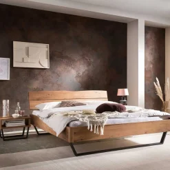 Doppelbetten|Massivholzbetten*Pharao24 Echtholzbett Evillan