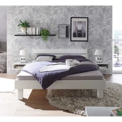 Doppelbetten|Massivholzbetten*Pharao24 Echtholzbett Ravona