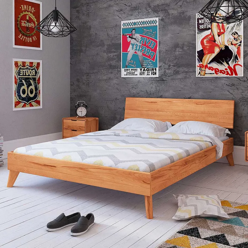 Einzelbetten*Pharao24 Echtholzbett Stenov